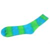 mens socks green and turquoise stripe