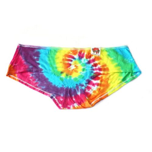 custom dyed ladies pants rainbow swirl pants