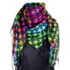 Rainbow star scarf