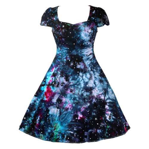 fifties style dress - nebula