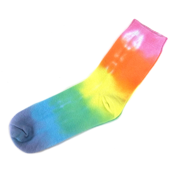 pale rainbow socks
