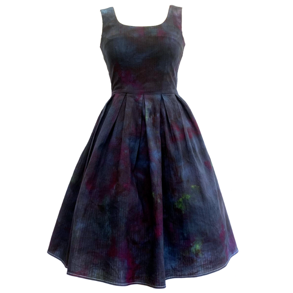 swing dress in nebula colourway