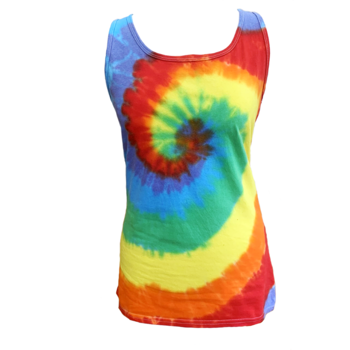 vest - rainbow swirl
