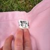 pale pink dungarees